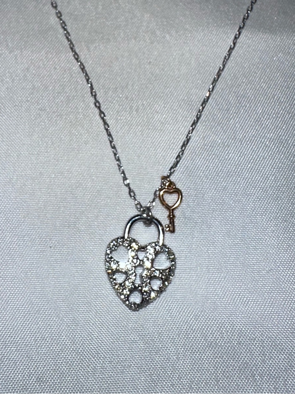 Swarovski Lock and Key Pendant